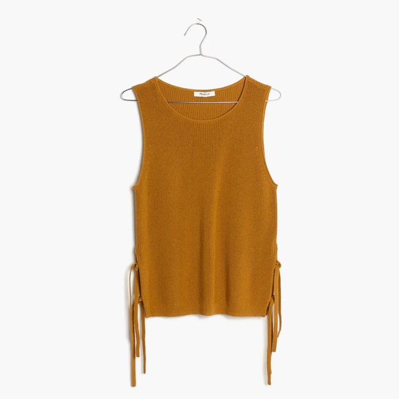 Madewell Side-Tie Sweater Tank - Picture 1 of 16